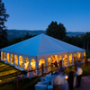 Party Tent At Dusk